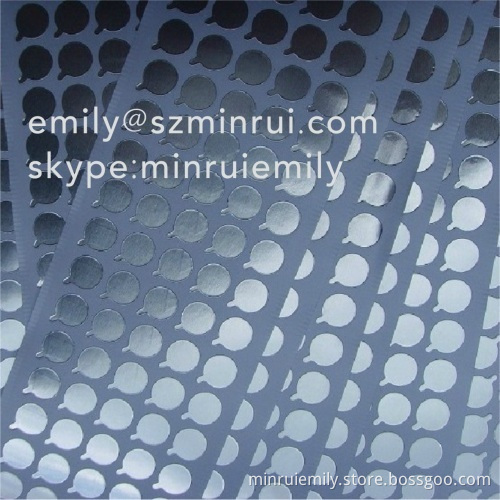 Custom Blank Aluminum Foil Seal Stickers,essential Oil Bottle Foil Paper Sealing,aluminum Foil Seal Labels For Cosmetics 